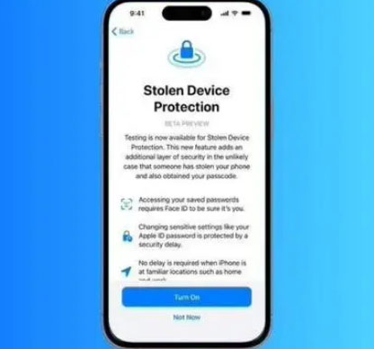 三都苹果授权维修店分享被盗设备保护功能开启方法 
