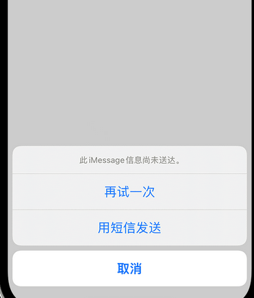 三都apple维修iPhone上无法正常发送iMessage信息