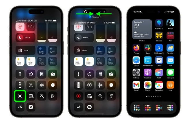三都苹果手机维修分享iPhone14录屏如何隐藏灵动岛和红色指示器 