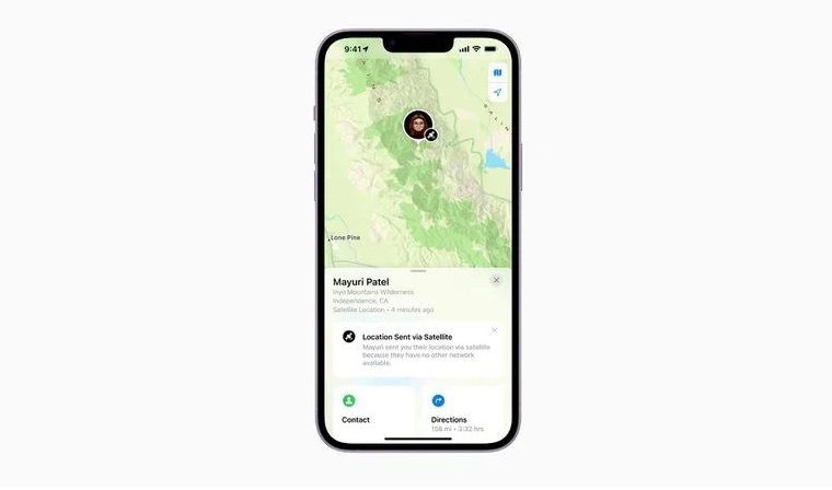 三都苹果14维修分享iPhone14系列中 FindMy功能通过卫星分享位置方法教程 